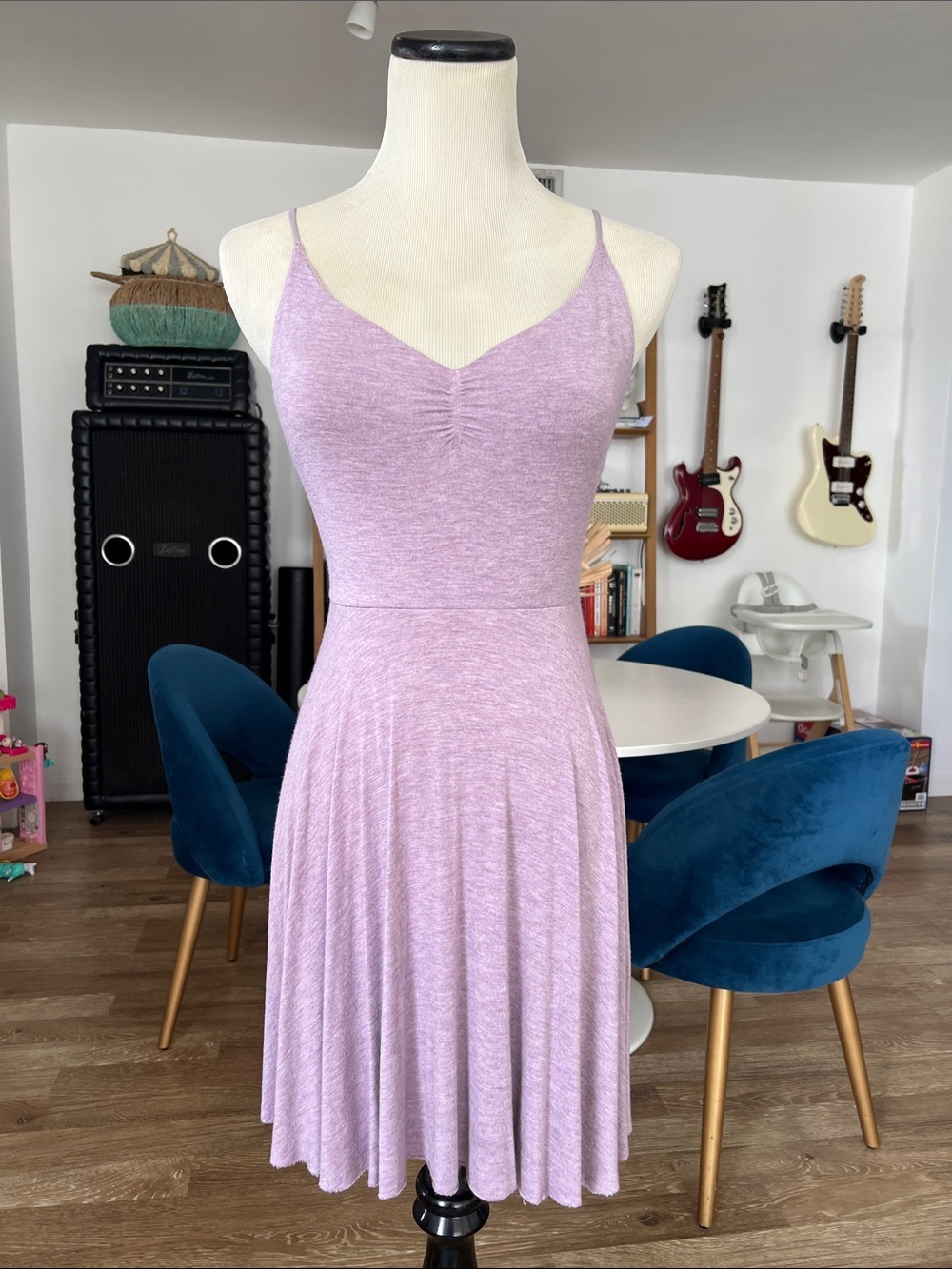 UO low back lilac a line dress kimchi blue S